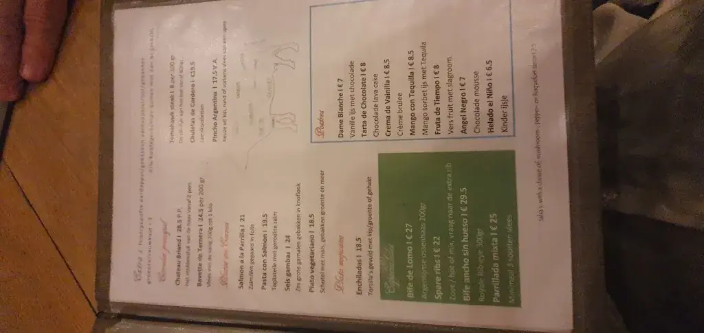 Menu_Restaurant Argentina_Hilversum_image_1