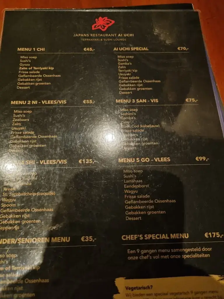 Menu_Japans Restaurant Ai Uchi_Hilversum_imagen_2