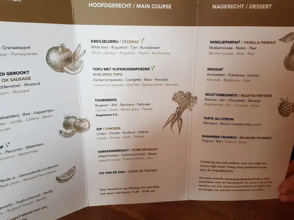 Menü_Eet- en Drinkgelegenheid Puur Smaeck_Hilversum_Bild_2