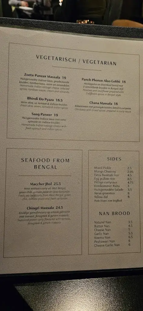 Menu_India Poort Indian Restaurant_Hilversum_image_2