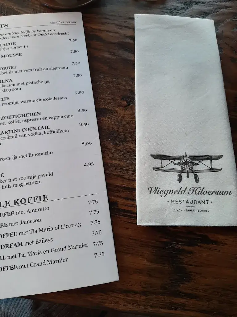 Menu_Restaurant Vliegveld Hilversum_Hilversum_image_3