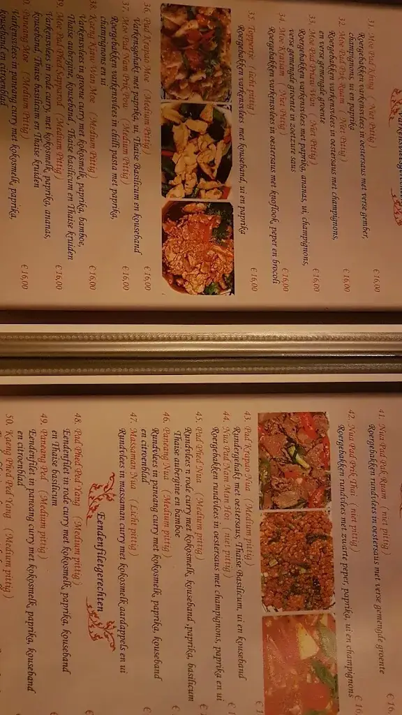 Menü_Siam Secret_Hilversum_Bild_1