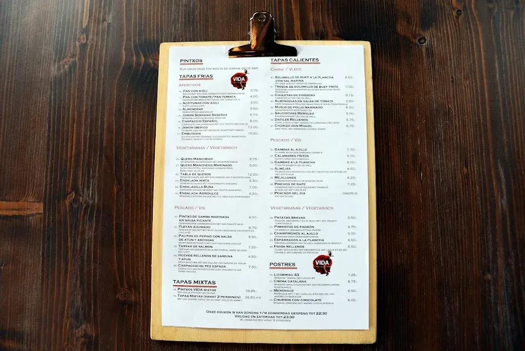 Menu_VIDA Hilversum (tapasbar)_Hilversum_image_4