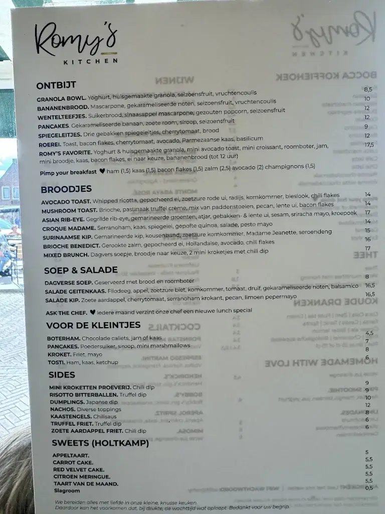 Menu_Romy's Kitchen_Volendam_image_3