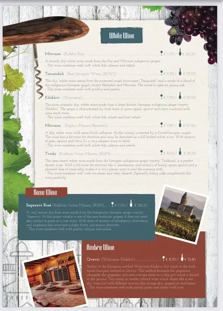 Menu_Old Tbilisi “Georgian Cuisine”_Hilversum_imagen_3