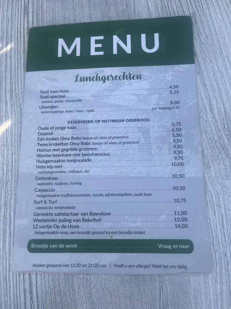 Menu_Cafe Op De Hoek_Kudelstaart_image_3