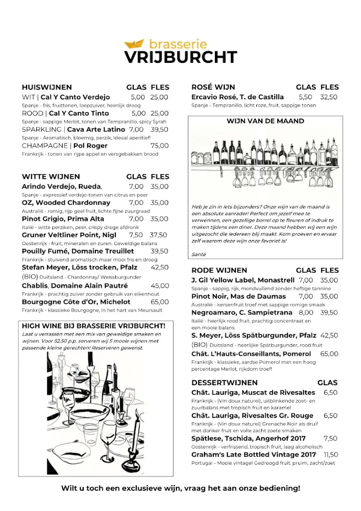 Menü_Brasserie Vrijburcht_Amsterdam_Bild_1