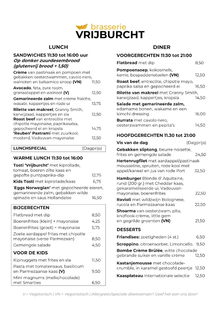 Menü_Brasserie Vrijburcht_Amsterdam_Bild_3