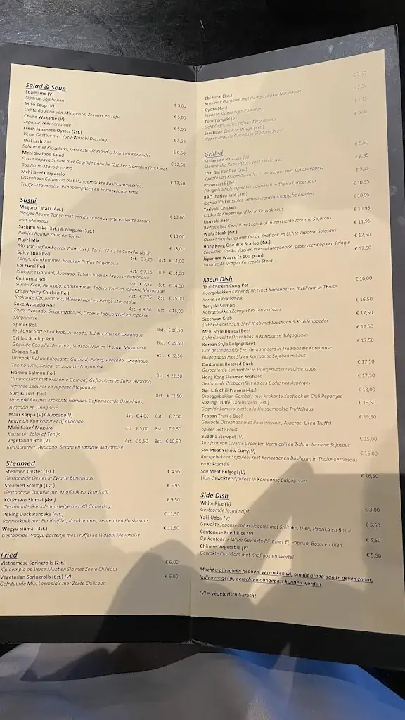 Menu_Restaurant Mchi_Amsterdam_immagine_1