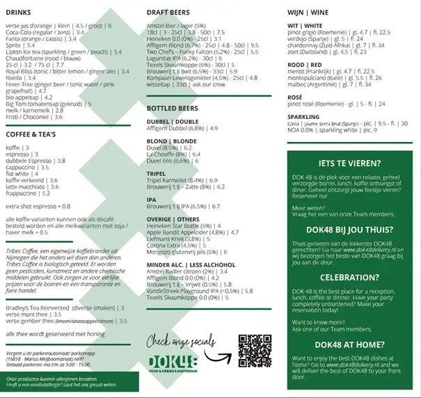 Menu_DOK48 | FOOD & DRINKS AMSTERDAM_Amsterdam_immagine_1