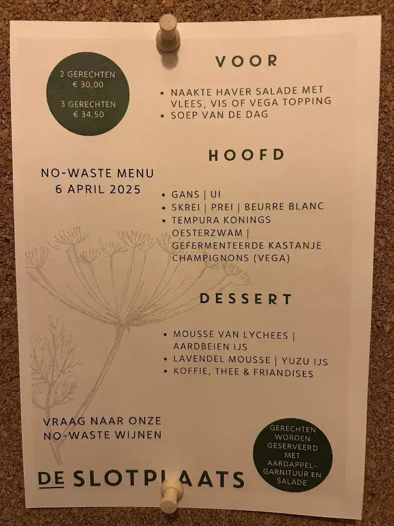 Menu_De Slotplaats_Bakkeveen_image_2