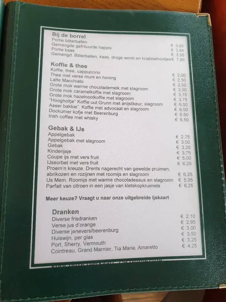 Menu_Restaurant De Drie Provinciën_Een-West_immagine_3