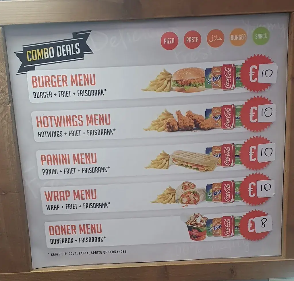 Menü_Pizzeria Pasta's IJburg_Amsterdam_Bild_3