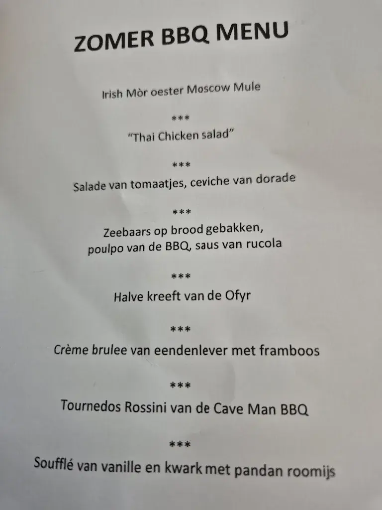 Menu_Romantik Restaurant De Nederlanden_Vreeland_image_1