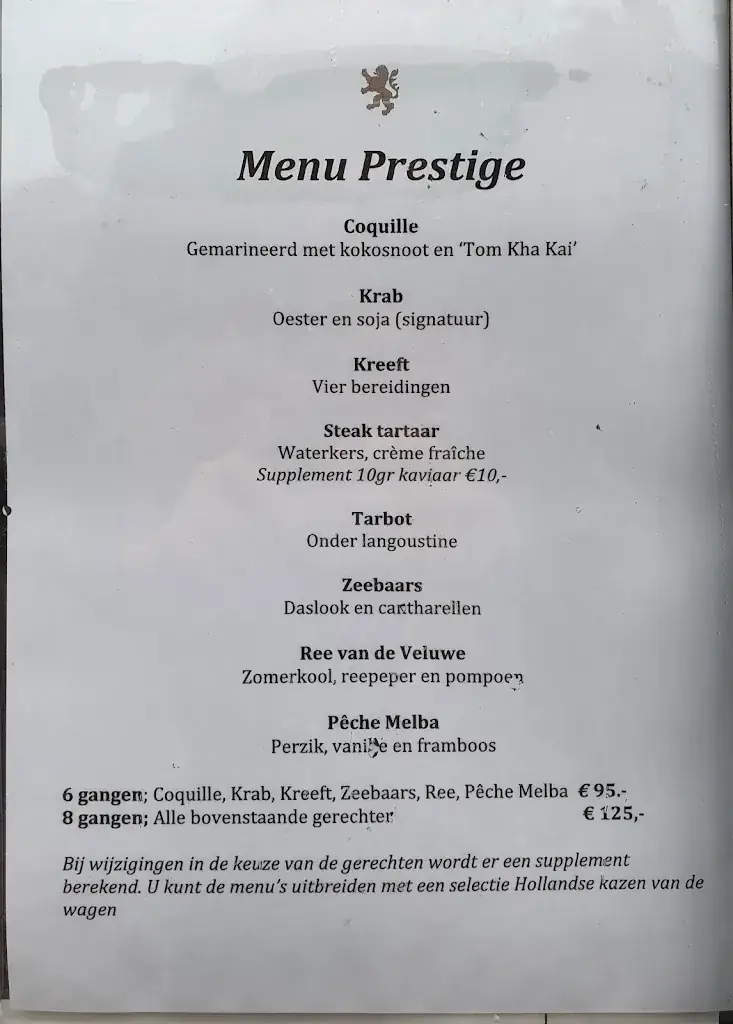 Menu_Romantik Restaurant De Nederlanden_Vreeland_image_3