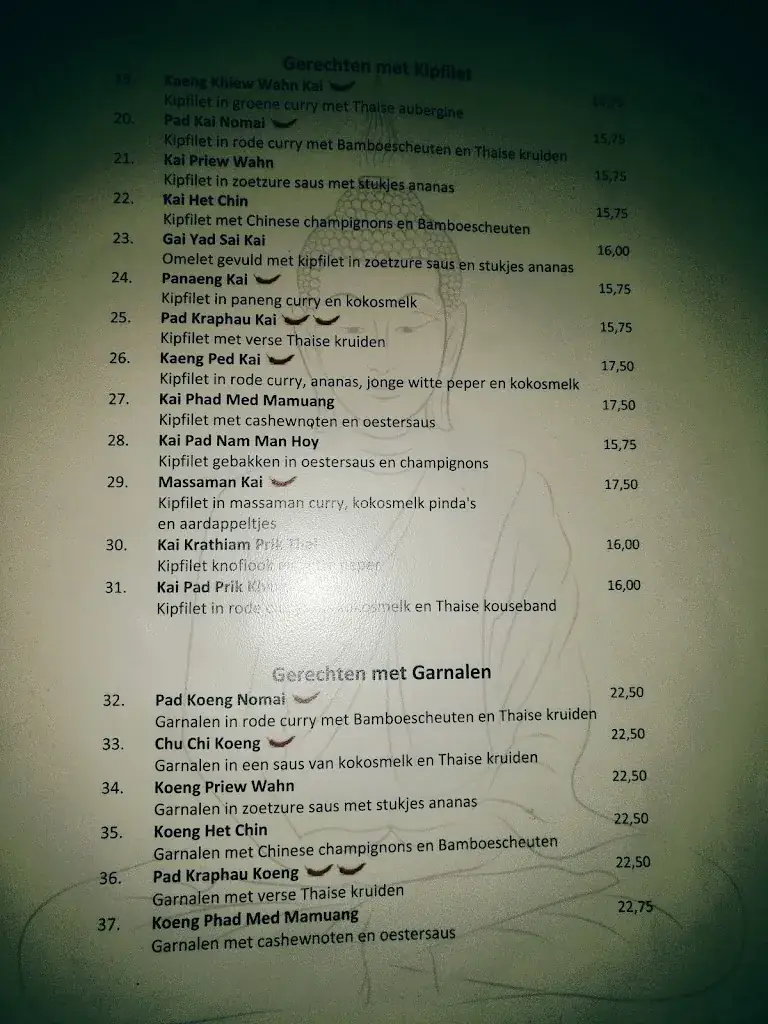 Menu_Thai Faa Faet_Weesp_imagen_3