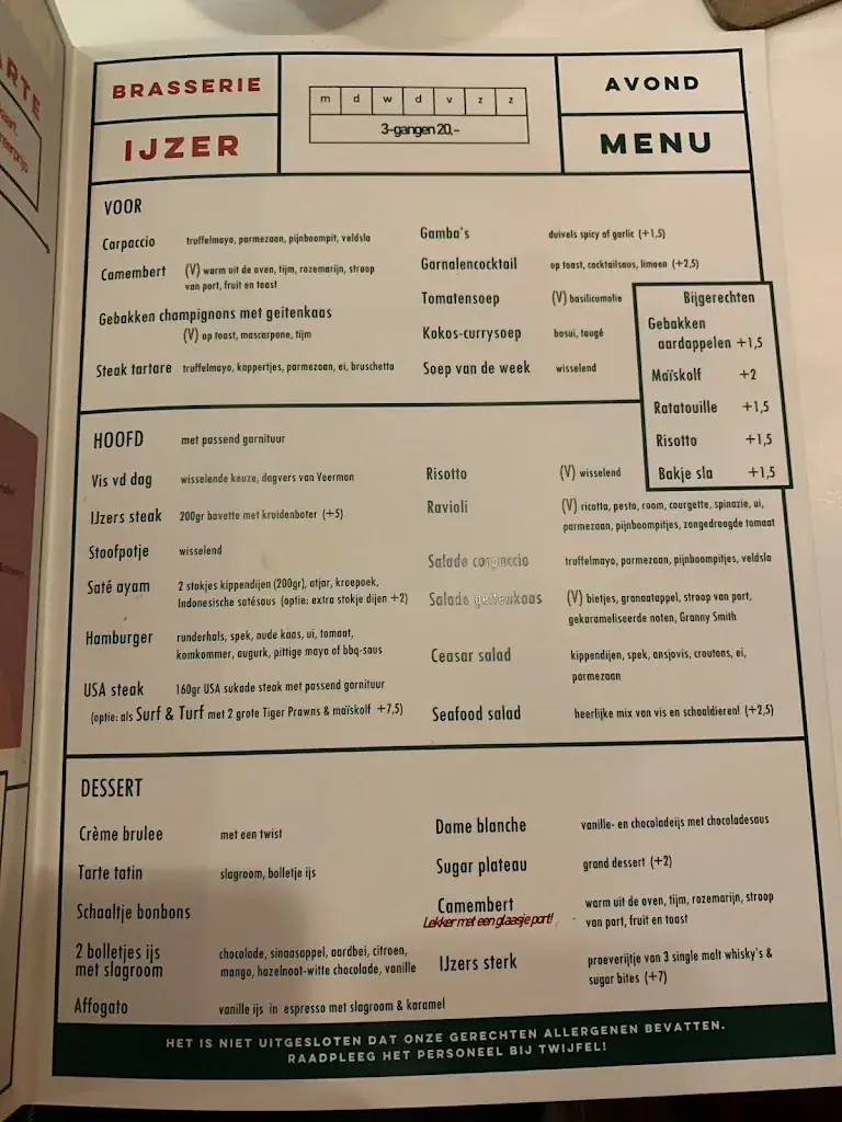 Jon Green_Brasserie IJzer_Heerhugowaard_review