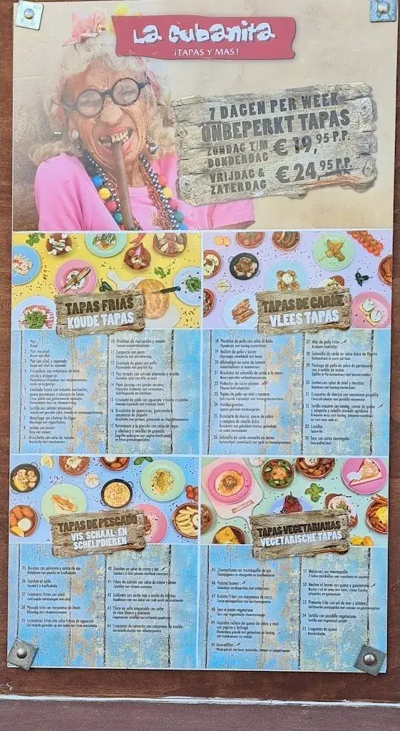 Menu_La Cubanita_Heerhugowaard_image_2