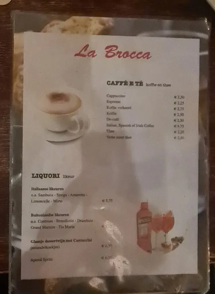 Menu_Ristorante Pizzeria La Brocca_Heerhugowaard_immagine_4