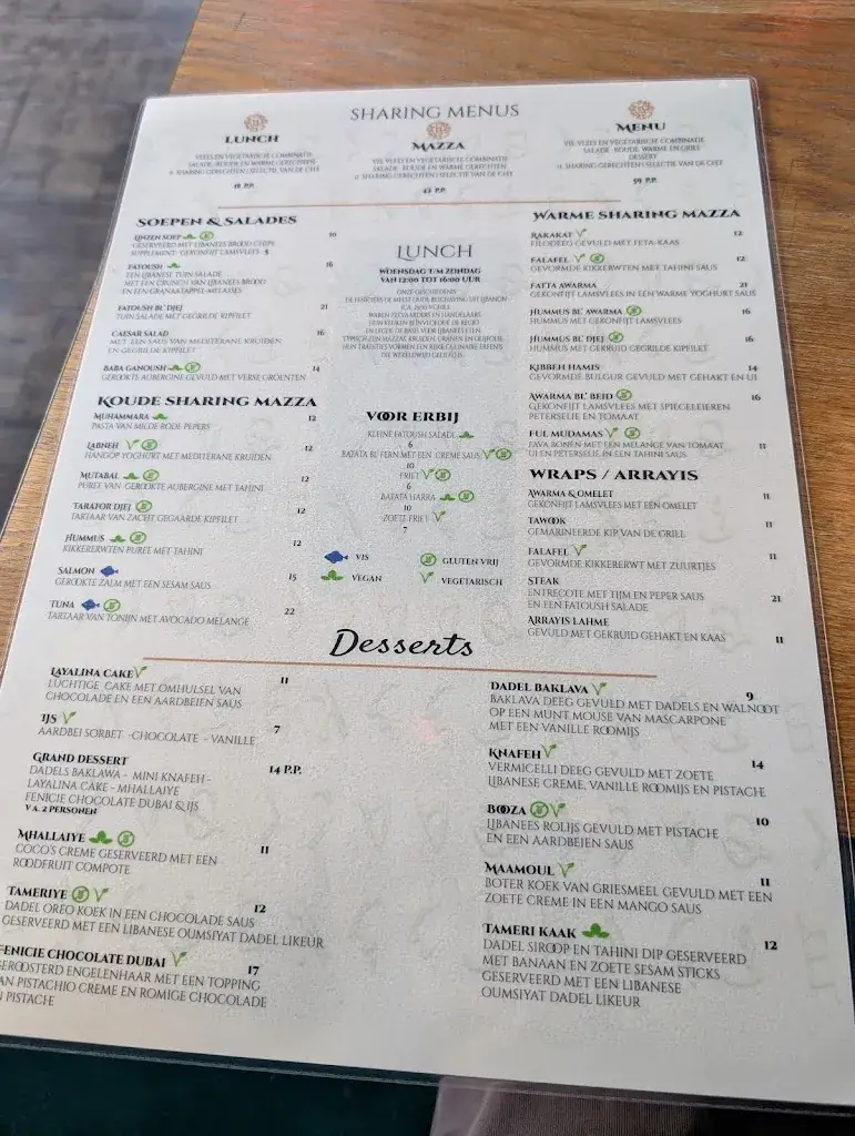 Menu_Libanees Restaurant & Bar | Fenicie Purmerend_Purmerend_immagine_2