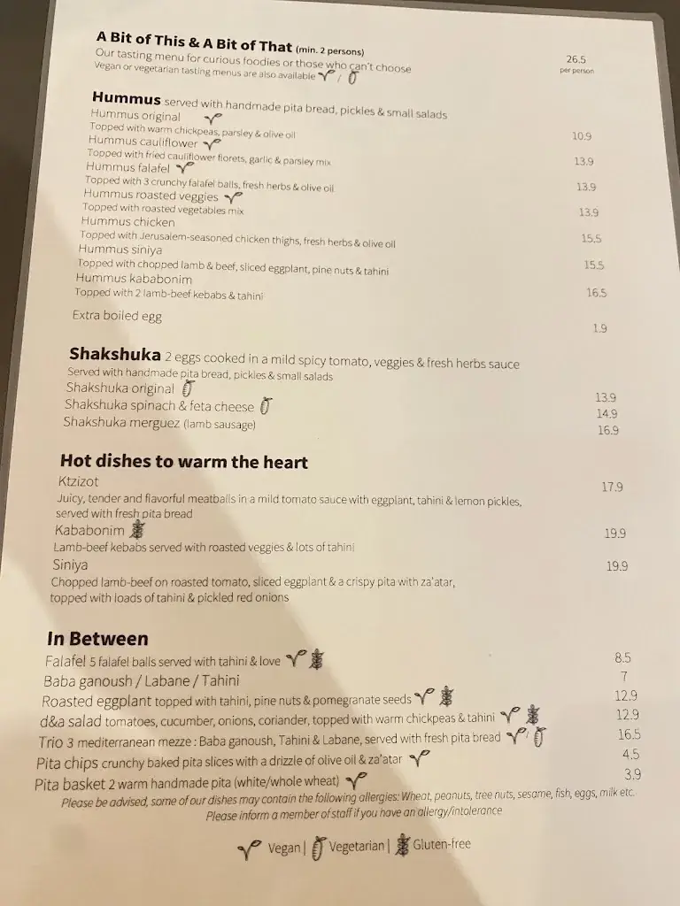 Menü_d&a hummus bistro_Amsterdam_Bild_3