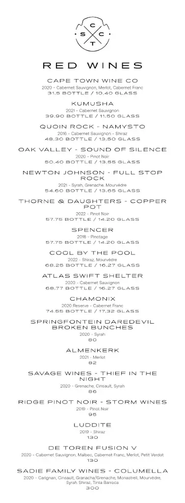 Menu_Cape Town Social Club_Amsterdam_image_4