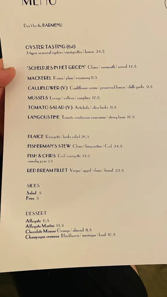 Menu_TGC de Visbar | The Good Companion_Amsterdam_image_1