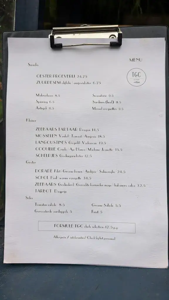 Menu_TGC de Visbar | The Good Companion_Amsterdam_image_2