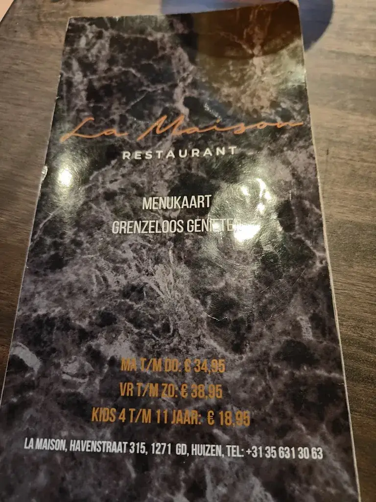 Menu_La Maison_Huizen_image_3