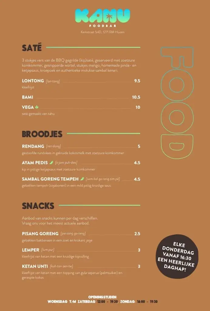 Menu_Kanu Foodbar_Huizen_image_1