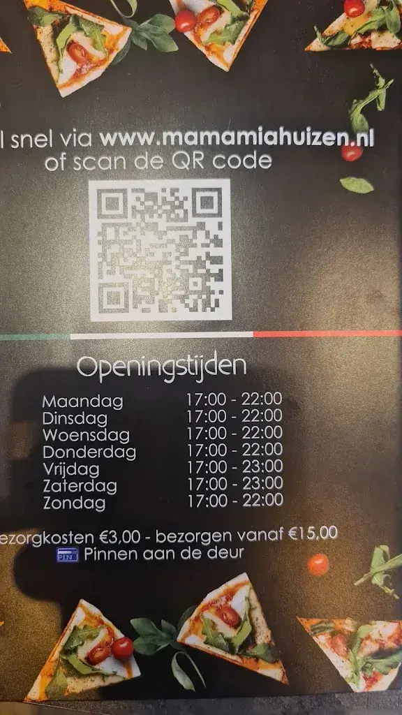 Menu_Pizzeria Mama Mia_Huizen_image_1