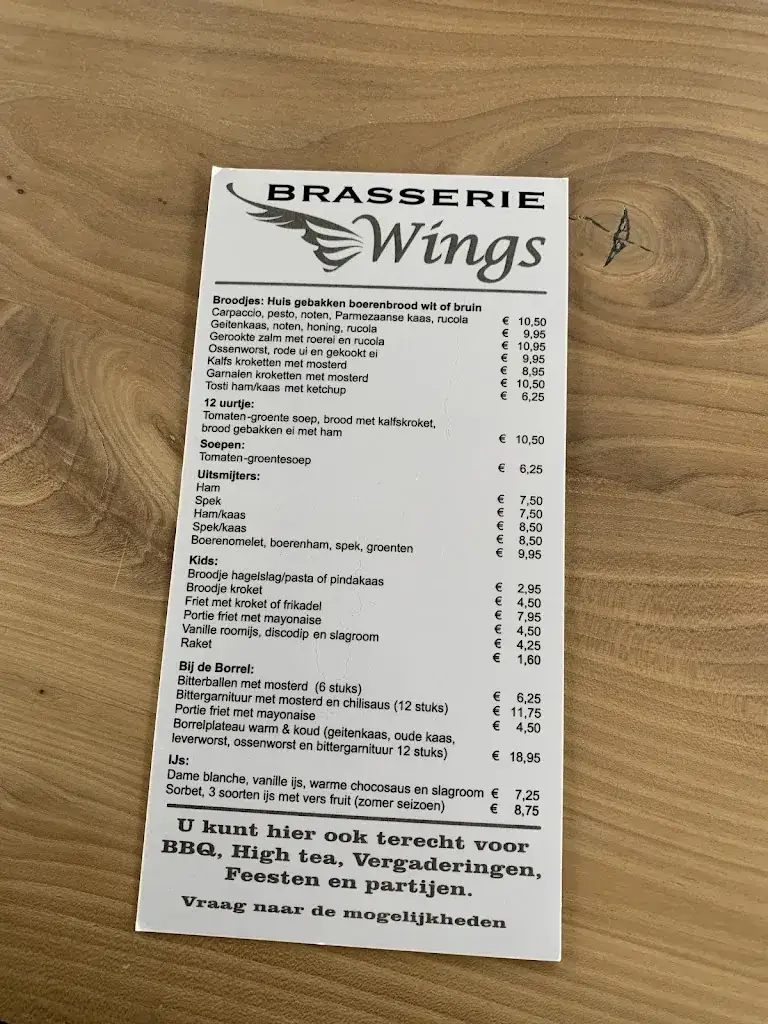 Menu_Brasserie Wings_Middenmeer_image_1