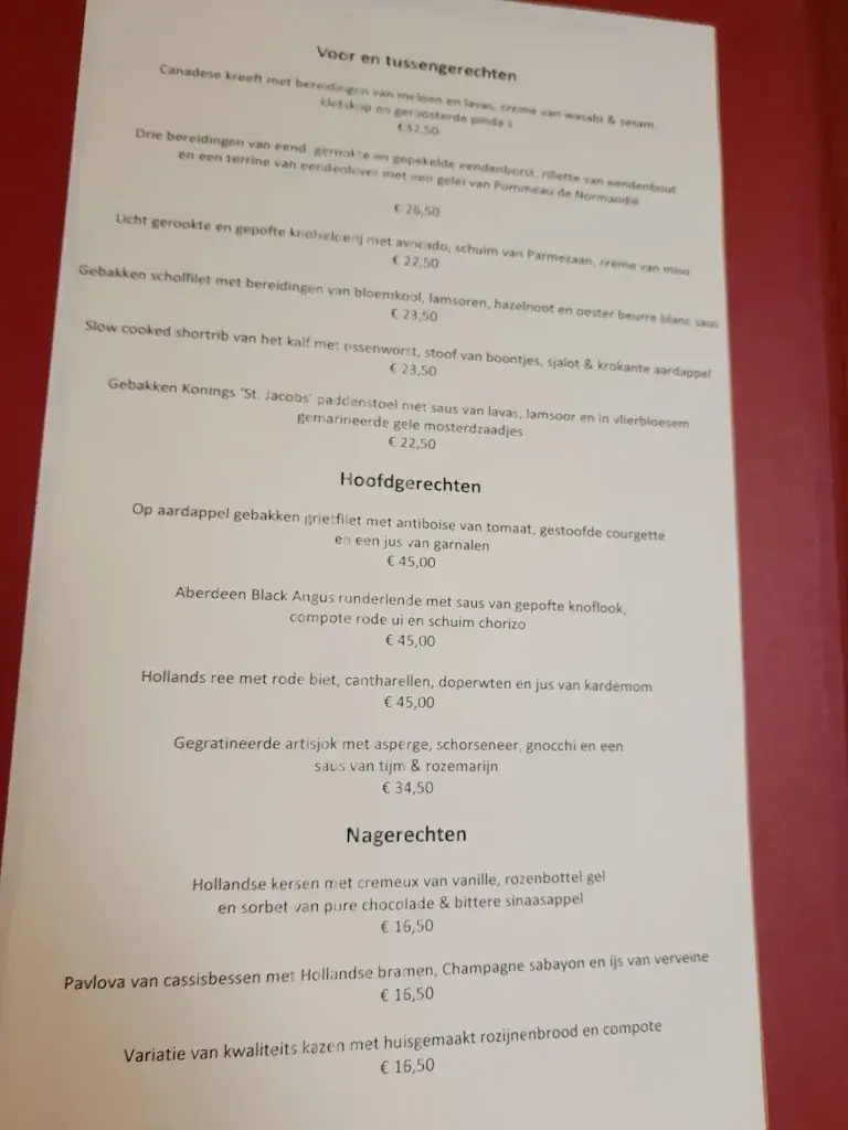 Menu_Mulberry Restaurant_Warmond_image_2