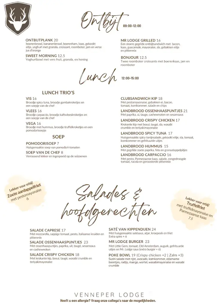 Menu_Venneper Lodge_Nieuw-Vennep_image_1