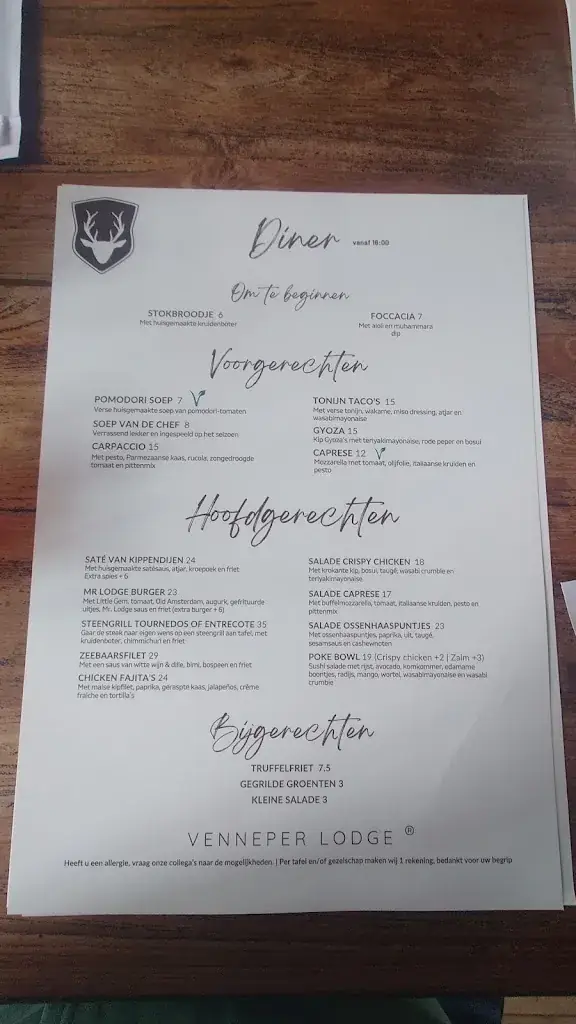 Menu_Venneper Lodge_Nieuw-Vennep_image_4