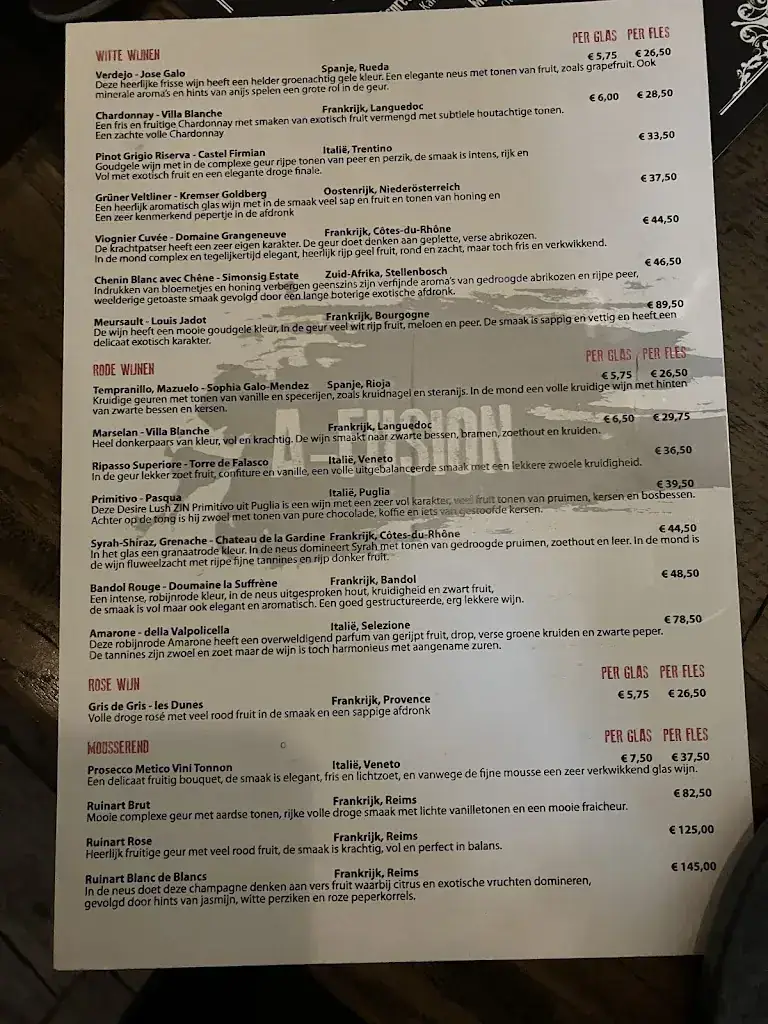 Menu_A-Fusion Loosdrecht_Loosdrecht_imagen_1