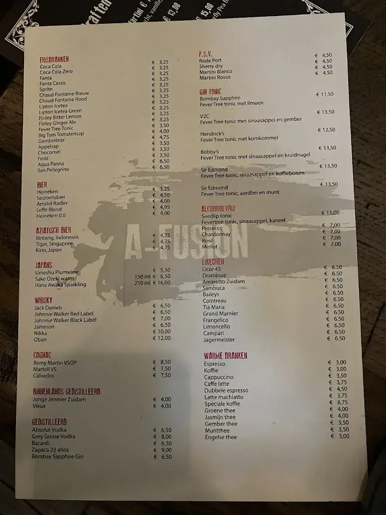 Menu_A-Fusion Loosdrecht_Loosdrecht_imagen_2