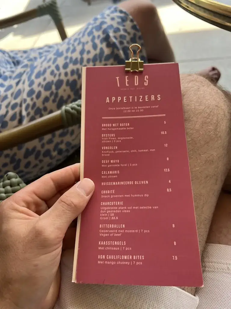Menu_Teds Bistro Muiden_Muiden_imagen_1
