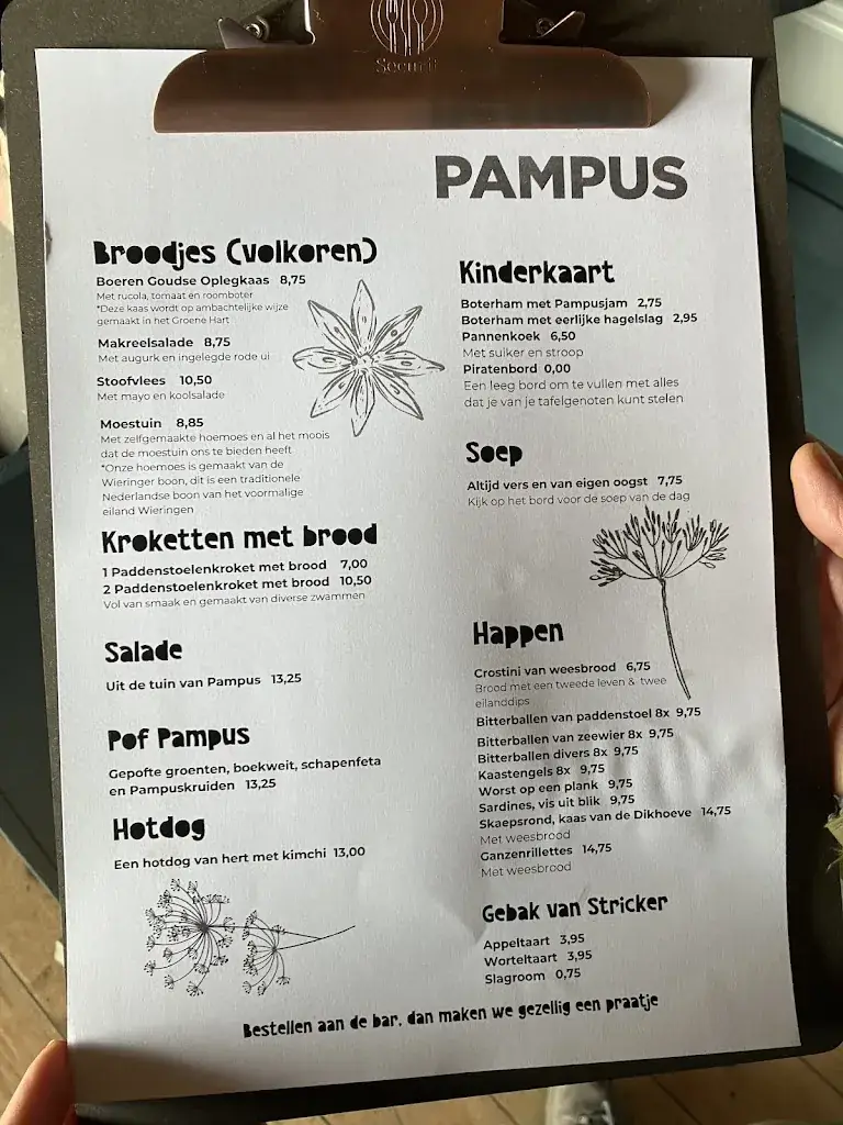 Menu_Pampus Paviljoen_Muiden_image_2
