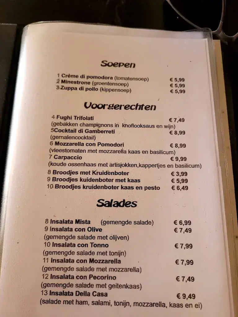 Menu_Italiaanse Proeftafel Muiden_Muiden_image_2