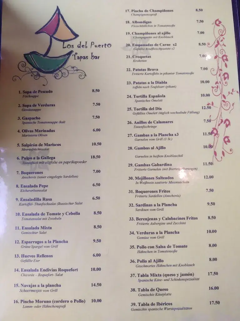 Menu_Los Del Puerto_Monnickendam_image_1