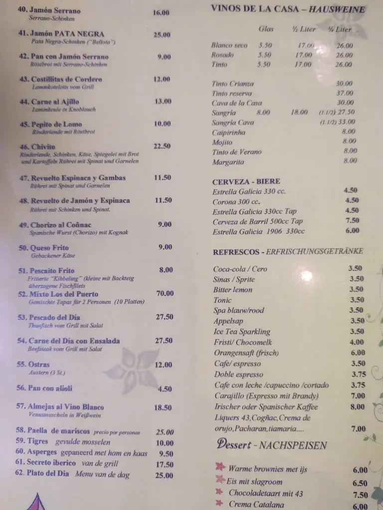 Menu_Los Del Puerto_Monnickendam_image_2