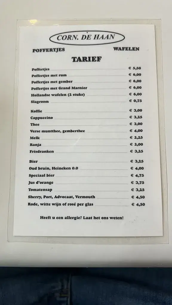 Menu_Poffertjeskraam de Haan_Laren_image_1