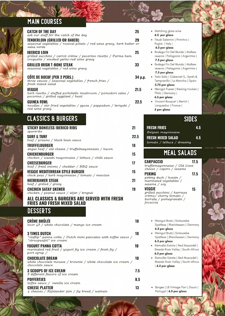 Menu_De Heerekamer Lisse_Lisse_image_1