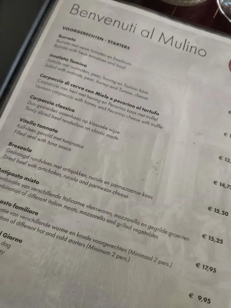Menü_Ristorante Il Mulino_Lisse_Bild_2