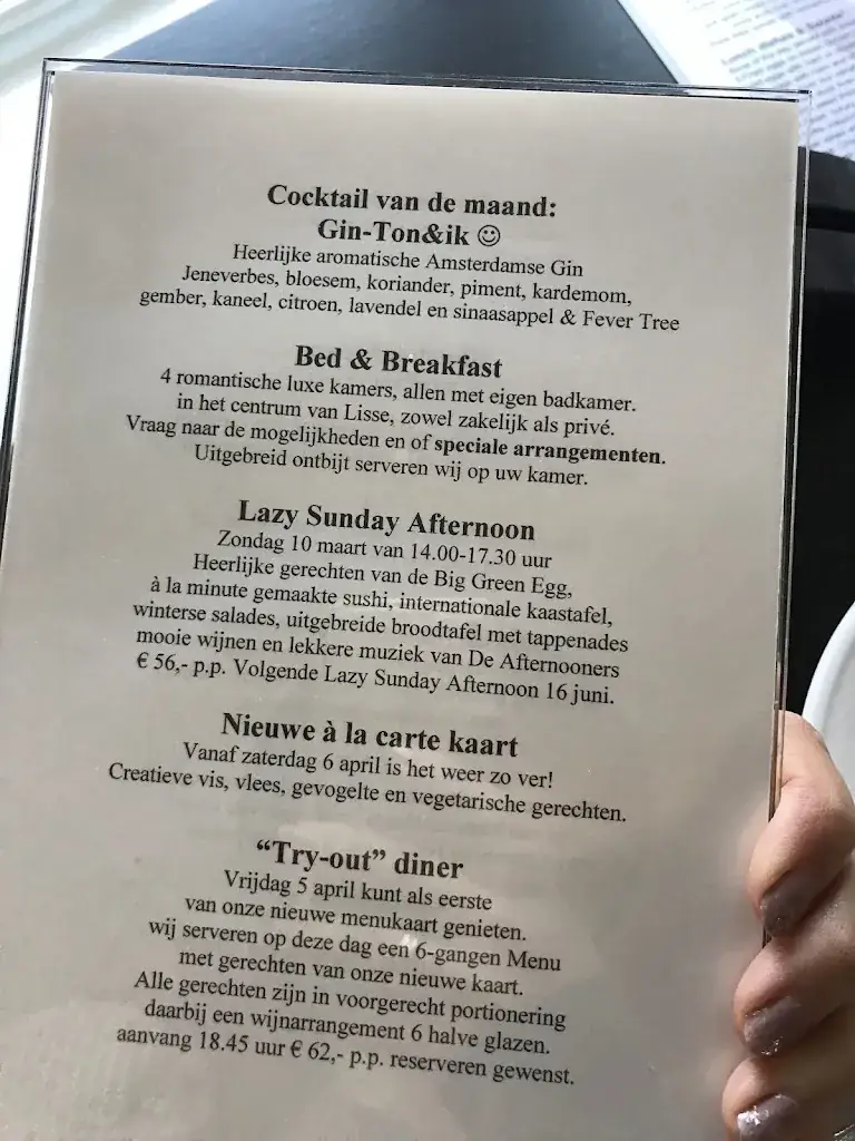 Menu_Restaurant De Vier Seizoenen_Lisse_image_4