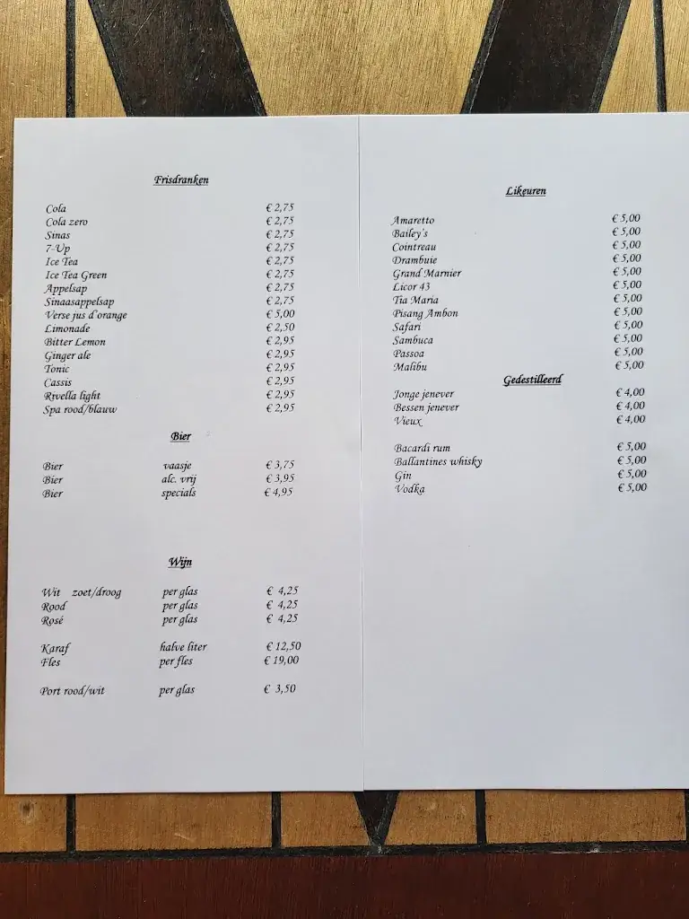 Menu_The Pancakeschip_Wormerveer_image_1