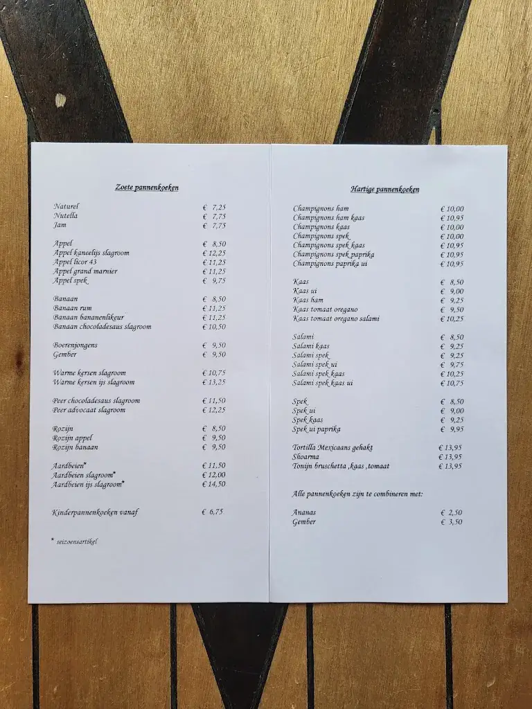 Menu_The Pancakeschip_Wormerveer_image_3