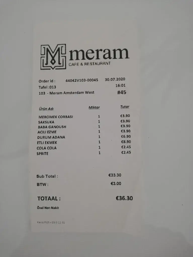 Menu_Meram - Amsterdam Osdorp_Amsterdam_image_2