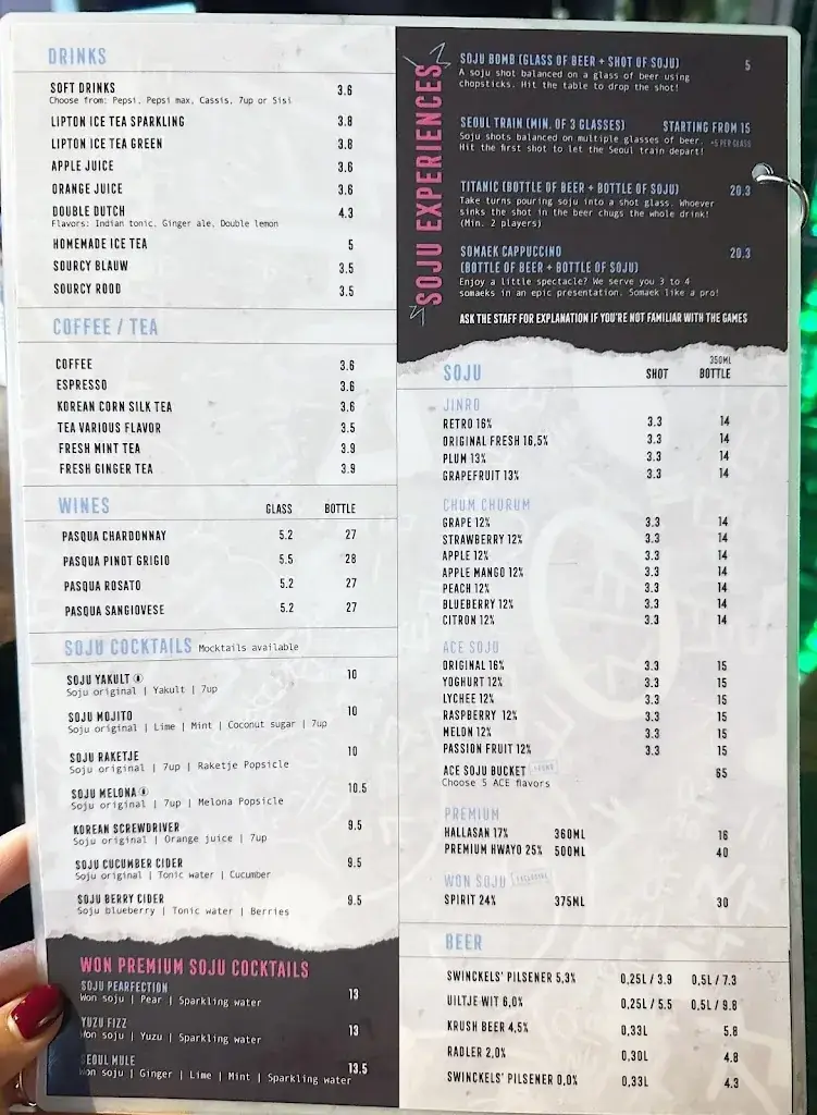 Menu_Sojubar Amsterdam | Korean Fried Chicken & Beer_Amsterdam_image_4